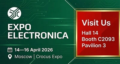 Sveiki atvykę į 2026 m. Rusijos elektronikos parodų centrą Nr. 14, stendą C20...
